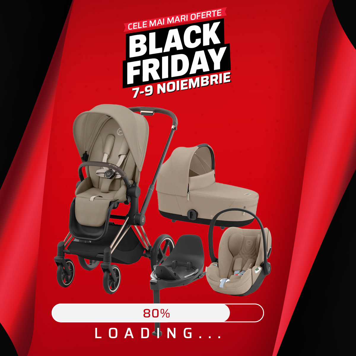 Pachet Black Friday Priam 4 Cozy Beige