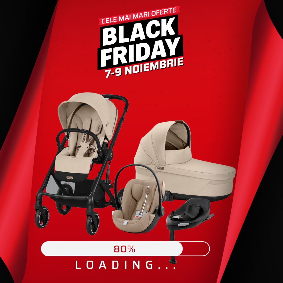 Pachet Black Friday Balios S Lux Almond Beige