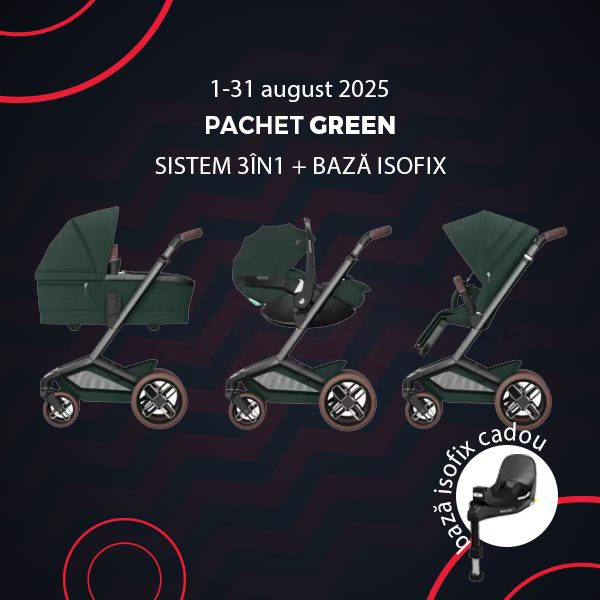 Pachet 4 in 1 MAXI COSI Fame Twillic Green