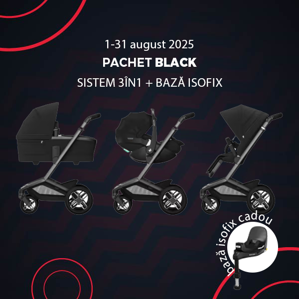 Pachet 4 in 1 MAXI COSI Fame Twillic Black
