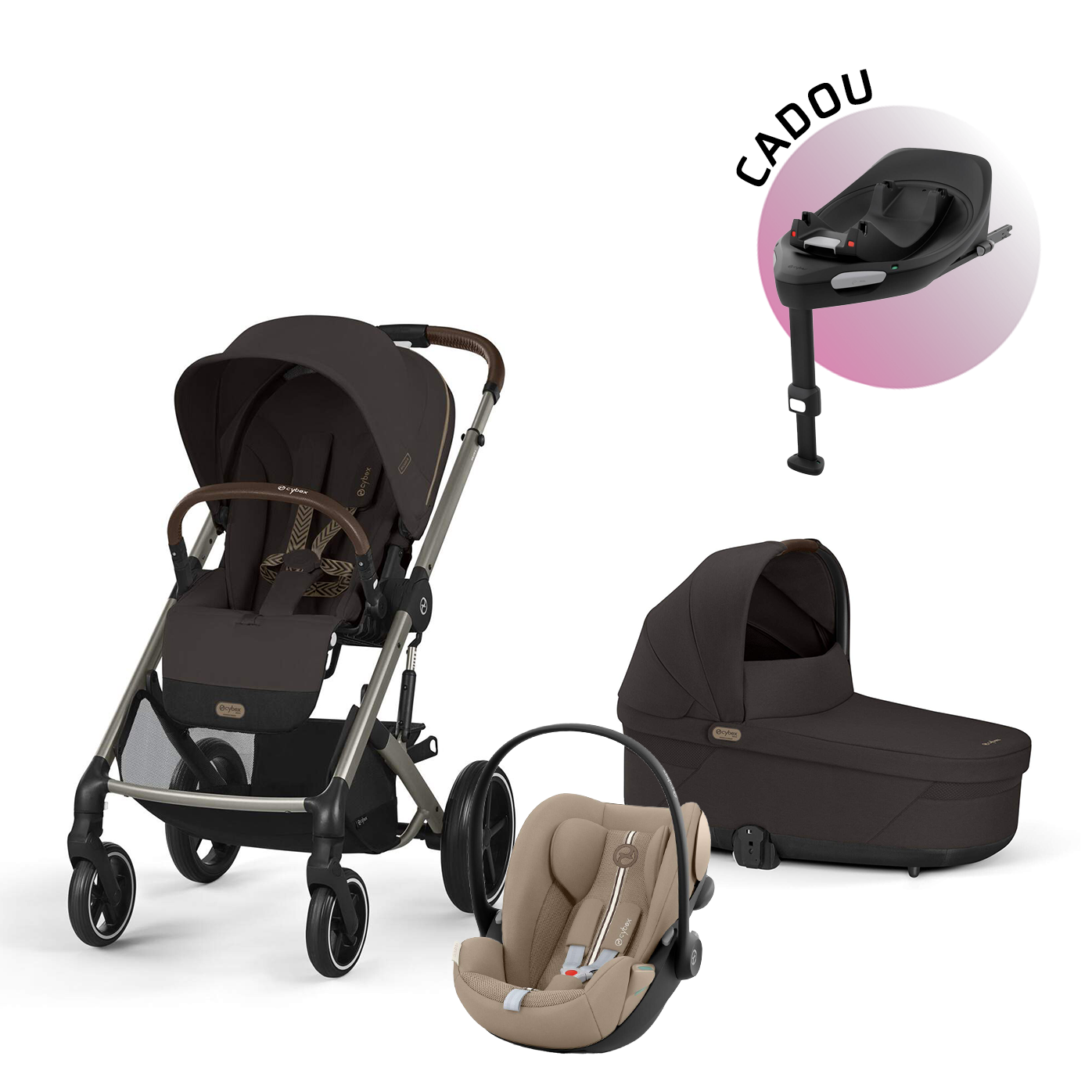 Pachet Baby Boom Balios S Chocolate Brown